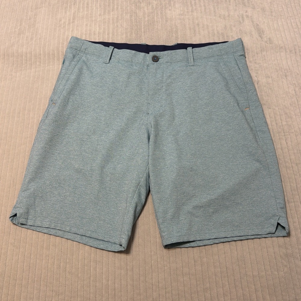Tommy Bahama Shorts Mens 36 Golf Performance Stretch 8" Chino teal Microfiber